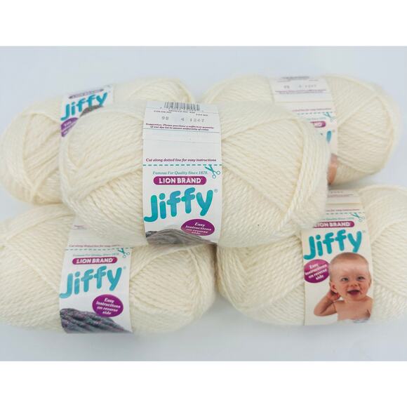 5 Vintage Lion Brand Baby Jiffy Quick & Easy Mohair Look Yarn FISHERMAN #99 - Picture 1 of 5
